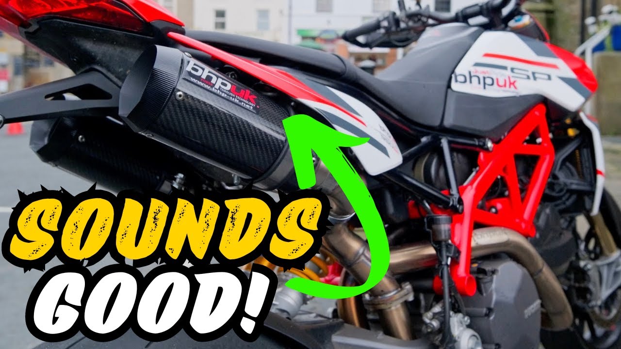 Can an Exhaust and ECU make the best Motorcycle SOUND - Hypermotard 950 SP Tuning!
