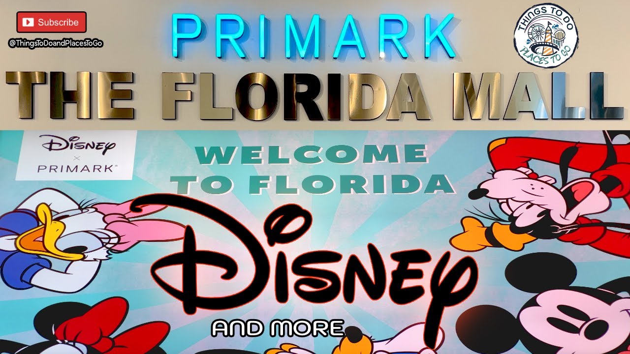 DISNEY & MARVEL at PRIMARK in THE FLORIDA MALL. Officially licenced and CHEAPER than the Parks.