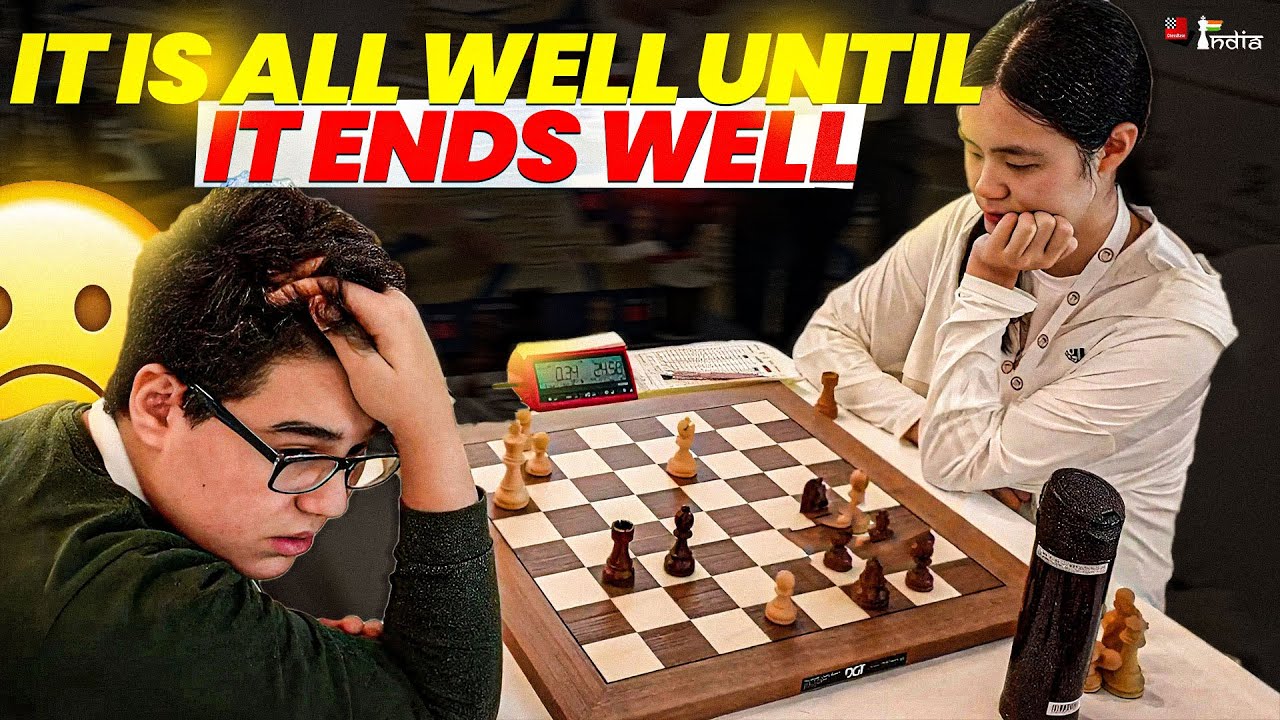 A Heart-Breaking Finish | GM Yagiz Kaan Erdogmus vs GM Zhu Jiner | 30th Abu Dhabi Masters