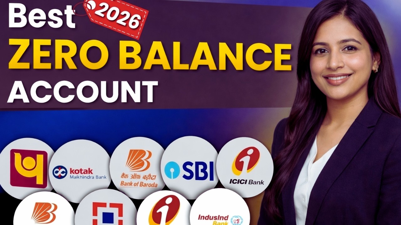 Zero Balance Bank Account Opening Online 2026 Tamil