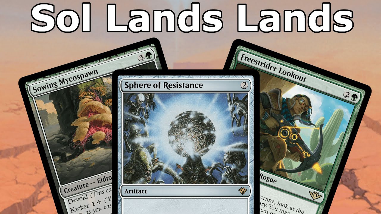 WE WENT BIG!  Sol Lands Lands (Legacy MTG)