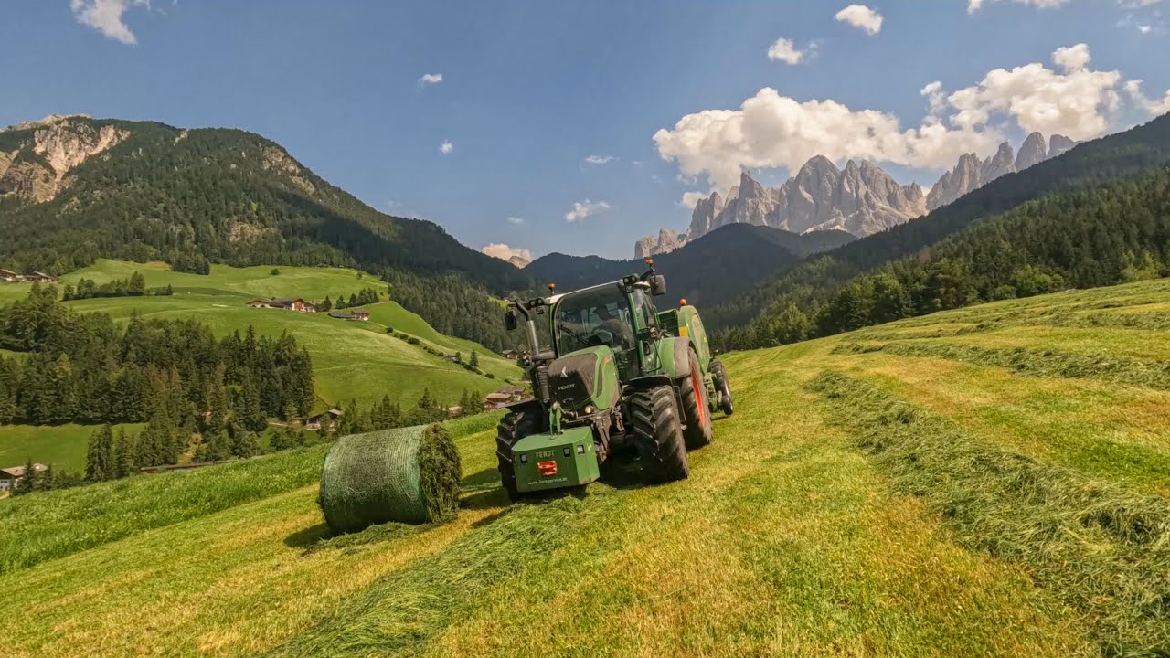 Rundballensilage 2k23 in Südtirol  🏔️🚜☘️🍀 | Fendt | McHale | John Deere | Reform