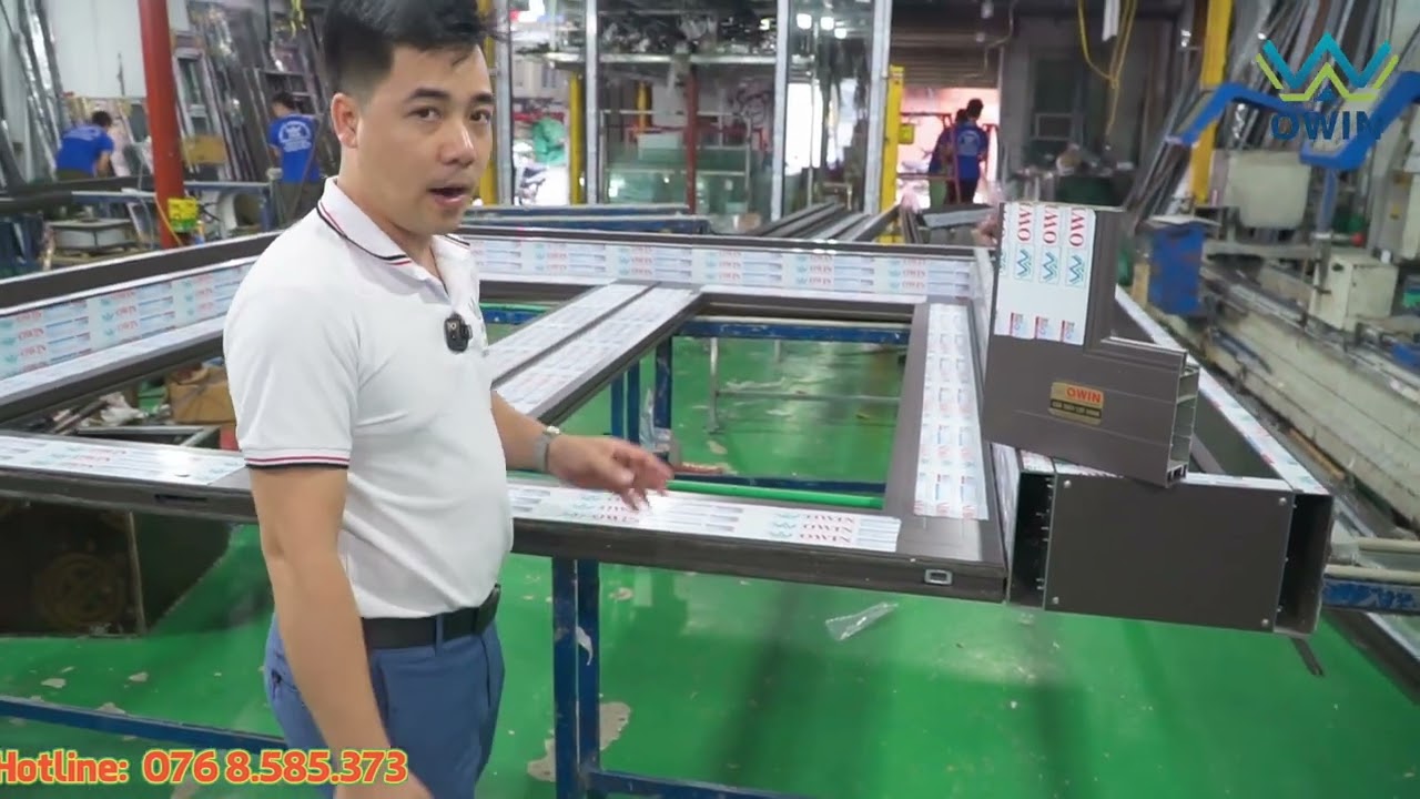 Hướng dẫn trừ khe hở để cắt cánh nhôm thủy lực owin || Cửa nhôm thủy lưc || nhôm thủy lực owin