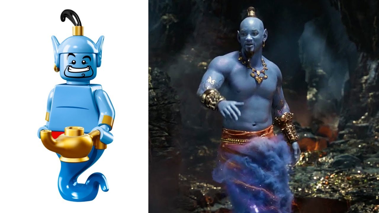 Aladdin LEGO Minifigures VS Movie & Cartoon Characters
