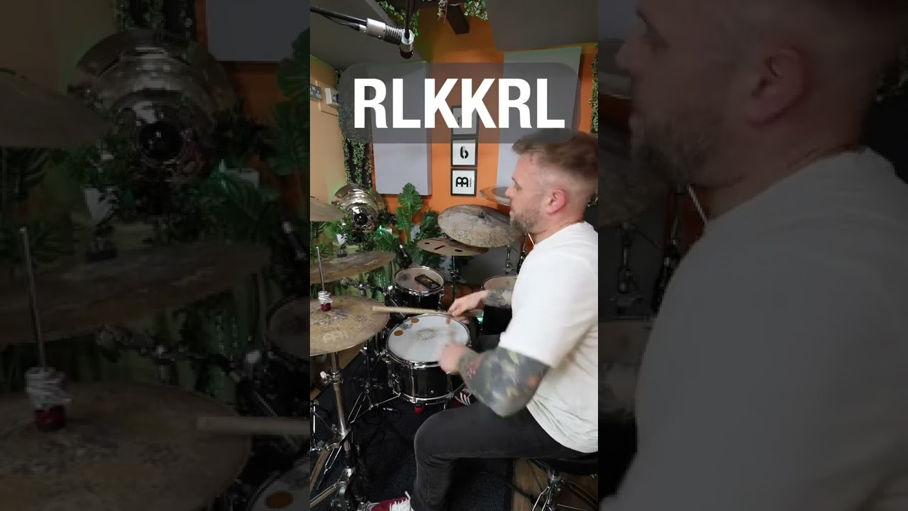 Mini triplet lick. Check out the patreon link in my bio to learn with me! #drumfill #drumlessons