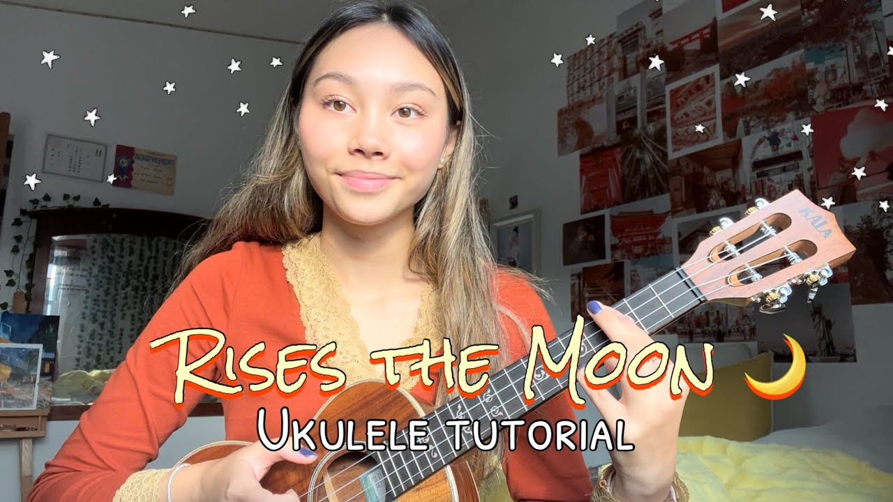 Rises the Moon Лиана Флорес - урок игры на укулеле!!