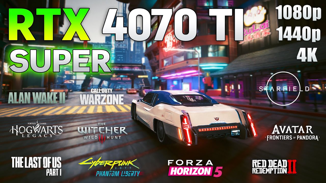 GeForce RTX 4070 Ti SUPER 16GB - Test in 10 Games | 1080p | 1440p | 4K |
