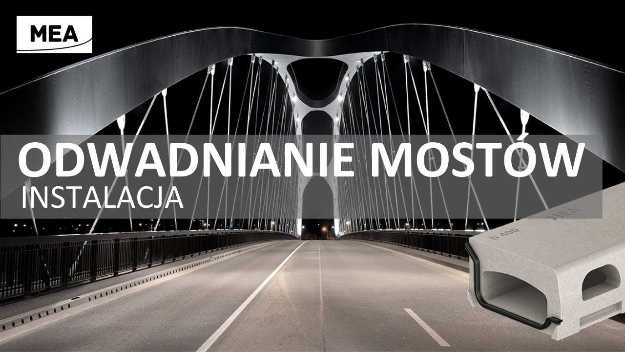 Łatwe odwadnianie mostów - MEAKERB BRIDGE Instalacja
