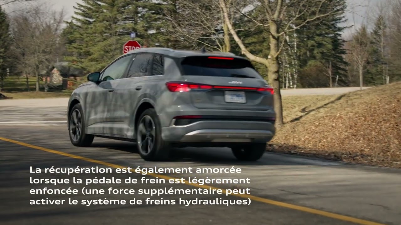 Utiliser la fonction de récupération dans votre Audi Q4 e-tron