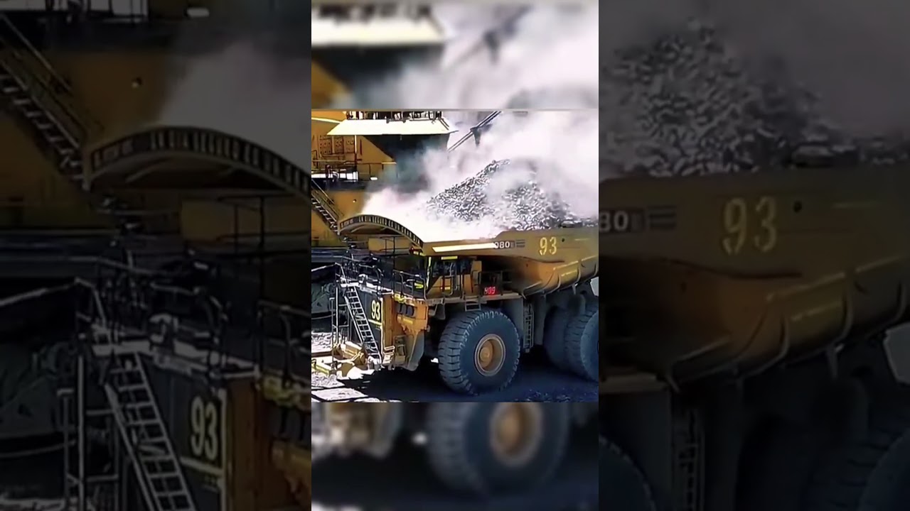 Giant Rope Shovel Loading Komatsu 980E-5 to the Max - 405 Tons of Raw Payload!