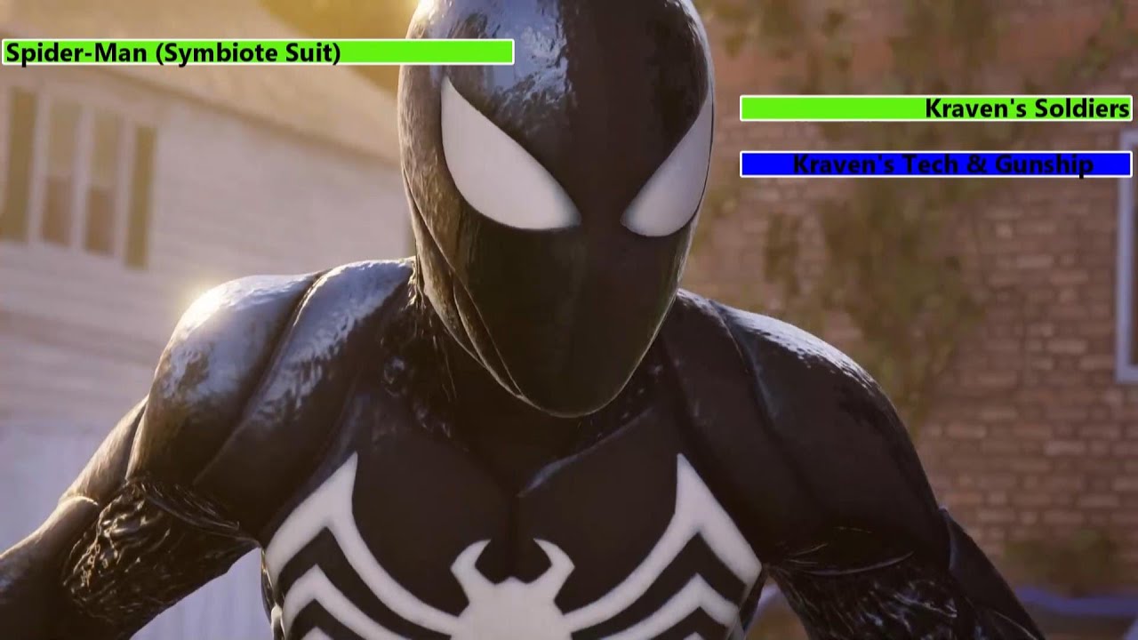 Marvel's Spider-Man 2 (2023) Gameplay Trailer with healthbars
