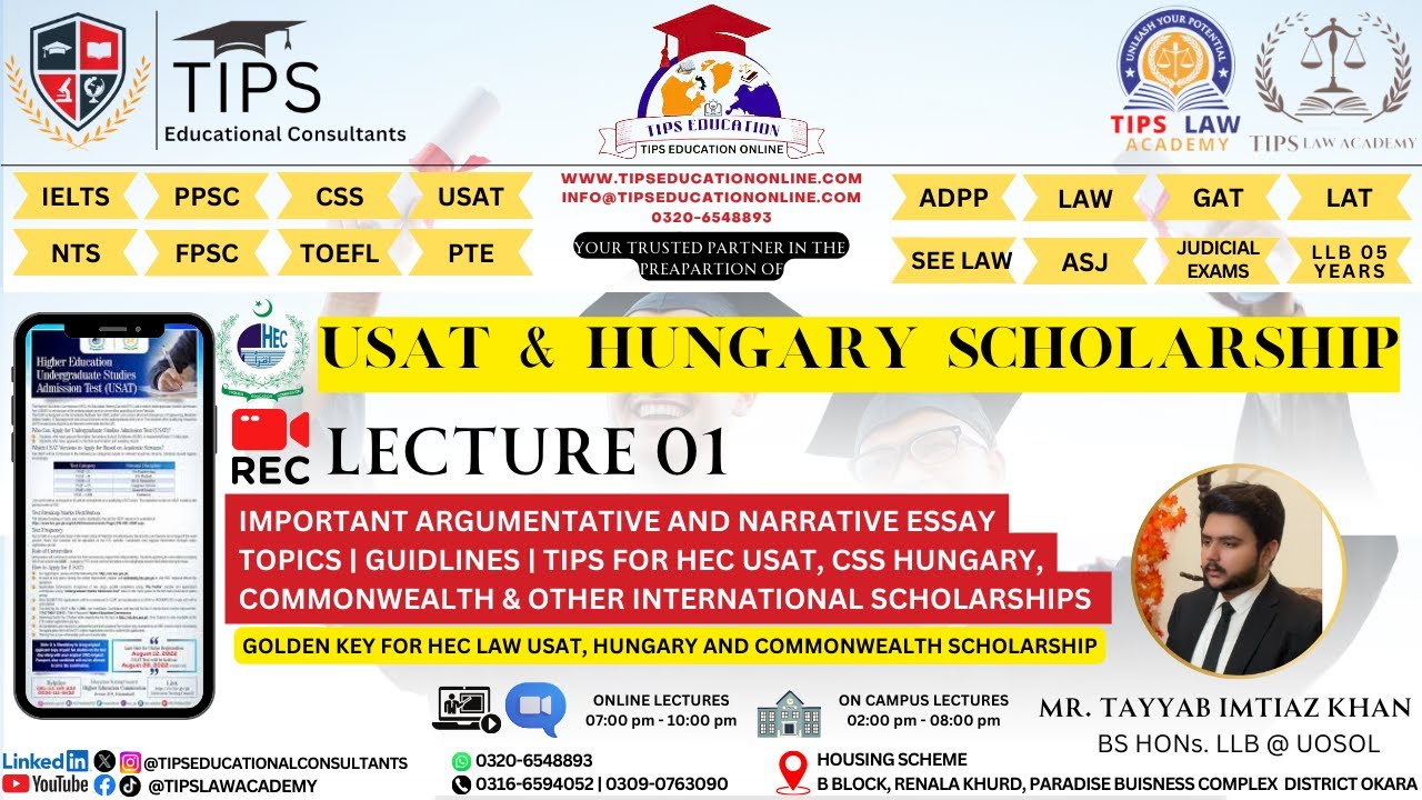 USAT & Hungary Scholarship Tips | Essay Writing Guide for HEC USAT, CSS & Commonwealth Scholarships