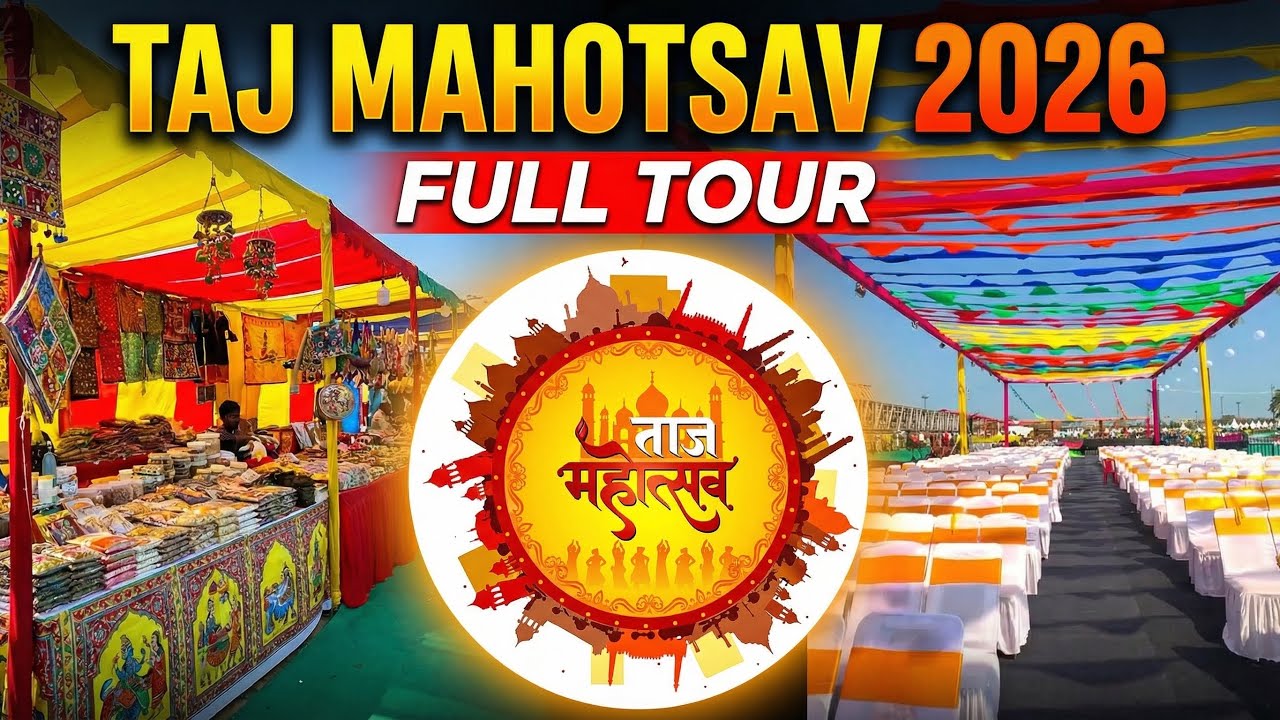 Taj Mahotsav 2026 Ki Taiyaari 🔥 | Shilpgram Agra | Celebrities Coming Soon👀 #celebration #vsbhaijii 