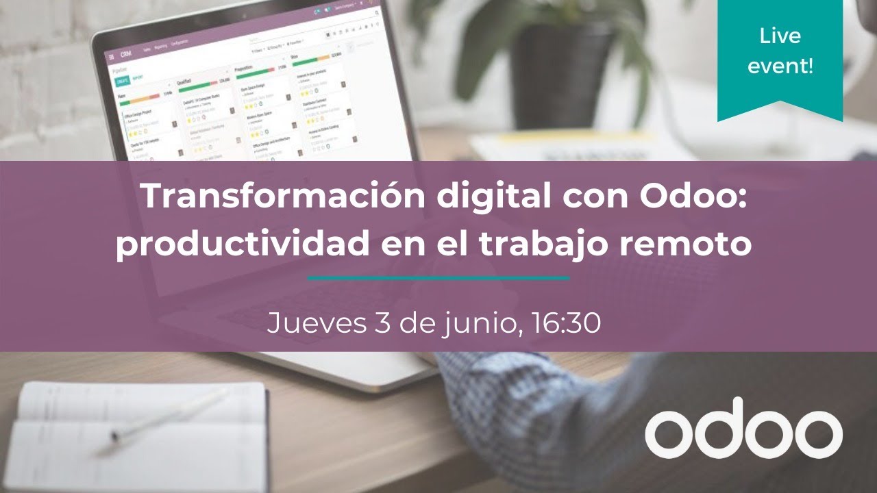 Transformación digital con Odoo: productividad en el trabajo remoto
