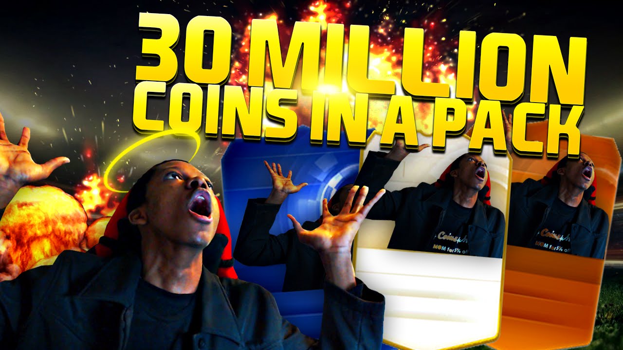 OMFG 30 MILLION COINS IN A PACK OPENING - INSANE FIFA 15 PACKS