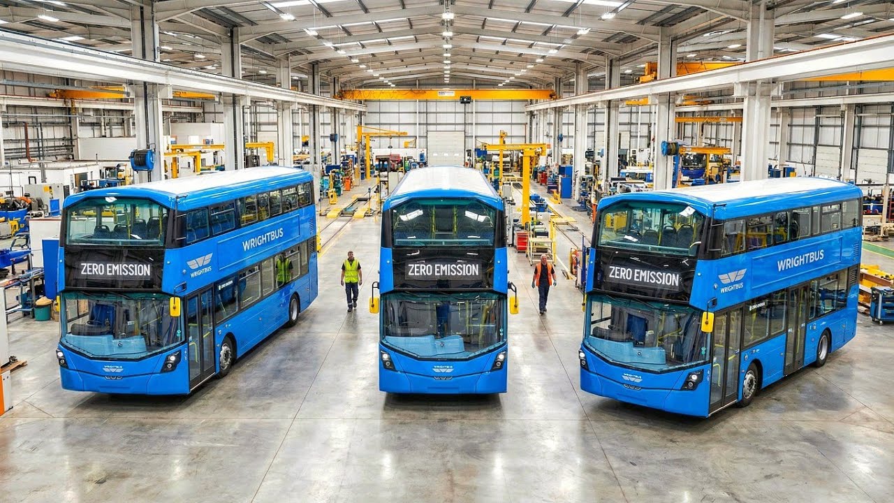 Inside Wright Bus Factory: How It&rsquo;s Built From Chassis to Final Reveal