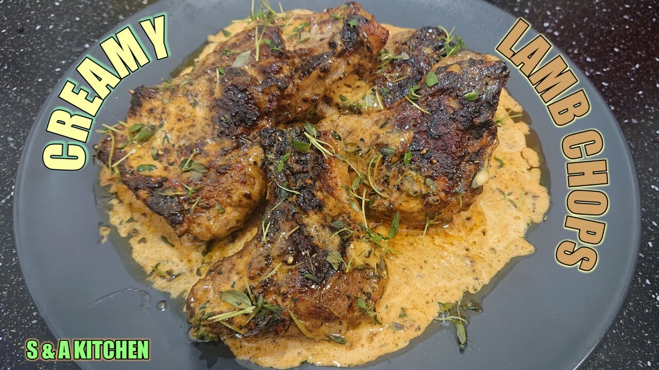Lamb Chops In Creamy Sauce / Thanksgiving Recipe