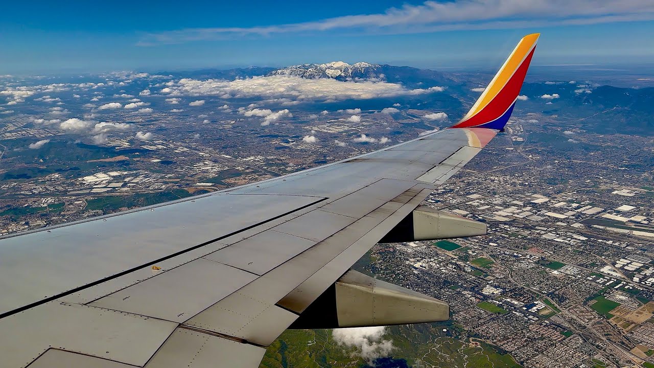 [4K] – Full Flight – Southwest Airlines – Boeing 737-7H4 – MCI-LGB – N429WN – WN2234 – IFS 968