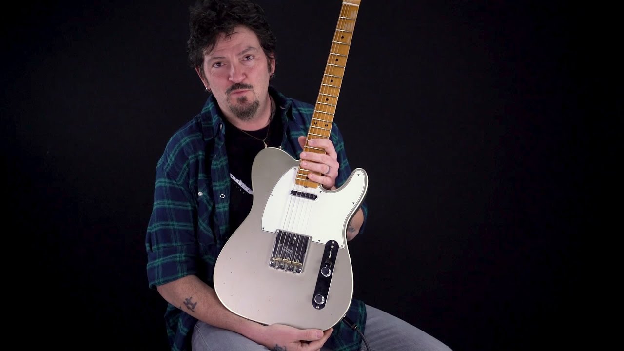 Fender Custom Shop Postmodern Telecaster Journeyman - Aged Inca Silver | Mike Zito