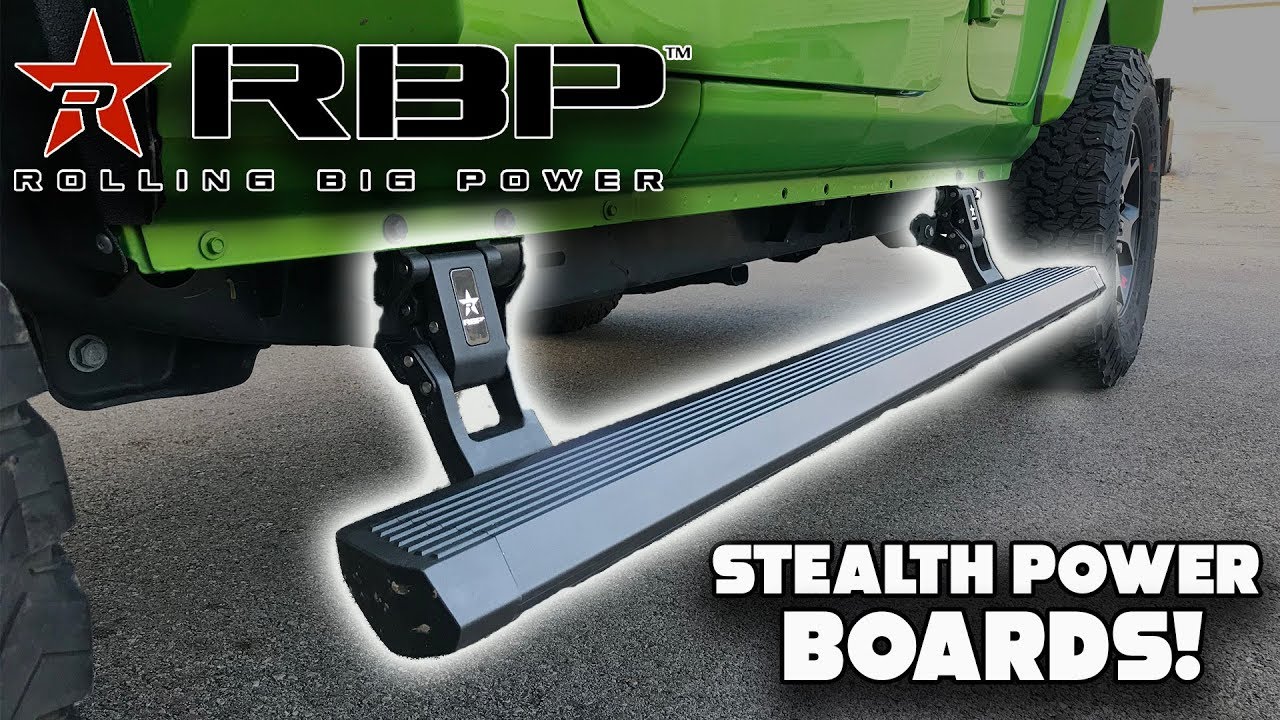 Rolling Big Power STEALTH POWER RUNNING BOARDS!!