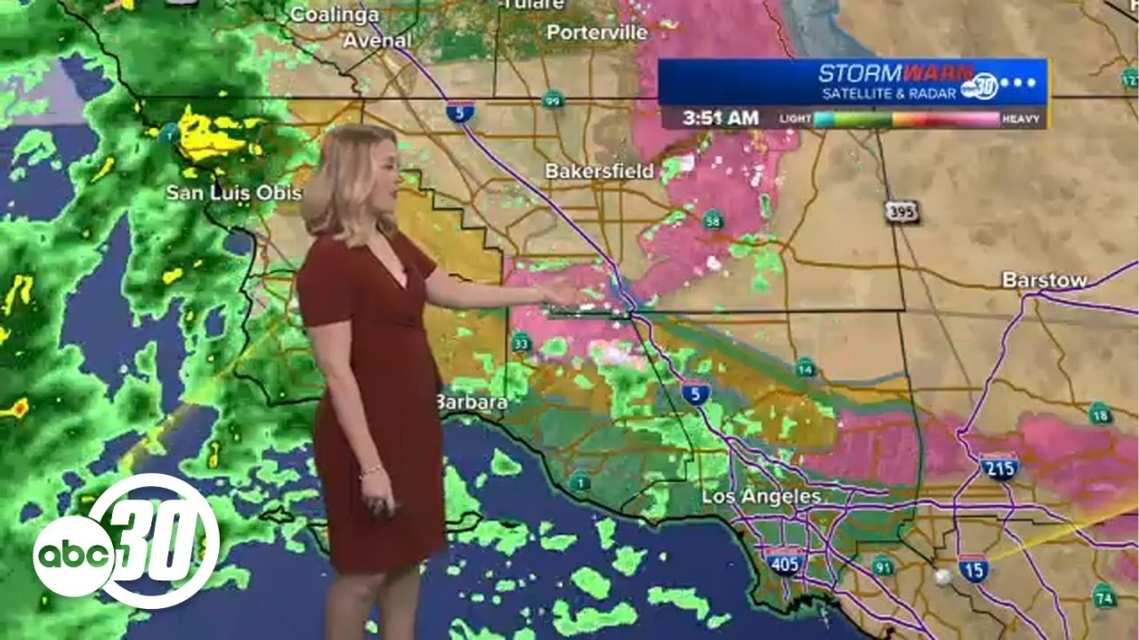Series of storms set to begin in Central California