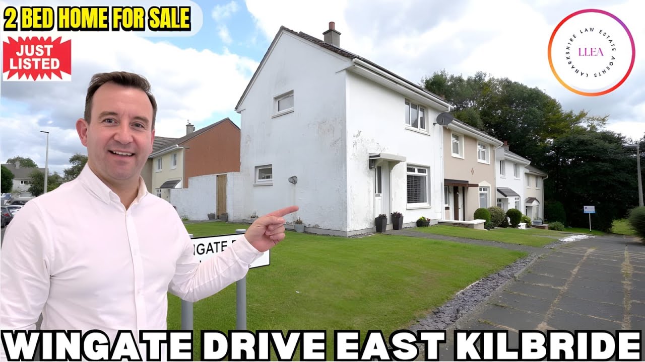 2 Bedroom End Terrace Home for Sale East Kilbride | Wingate Drive Property Tour