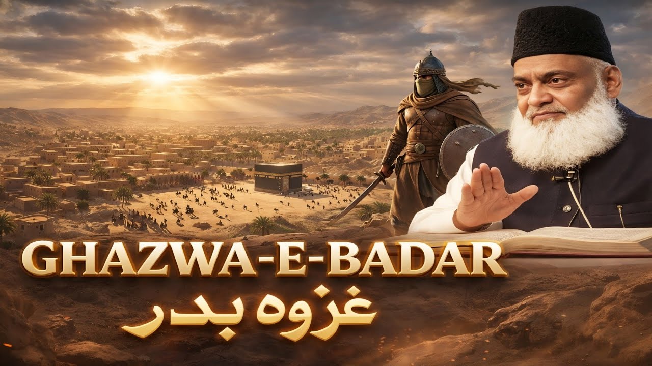 BADR غزوه بدر KI TAREEKHI FATAH | 17 RAMADAN | Dr Israr Ahmed Powerful Bayan