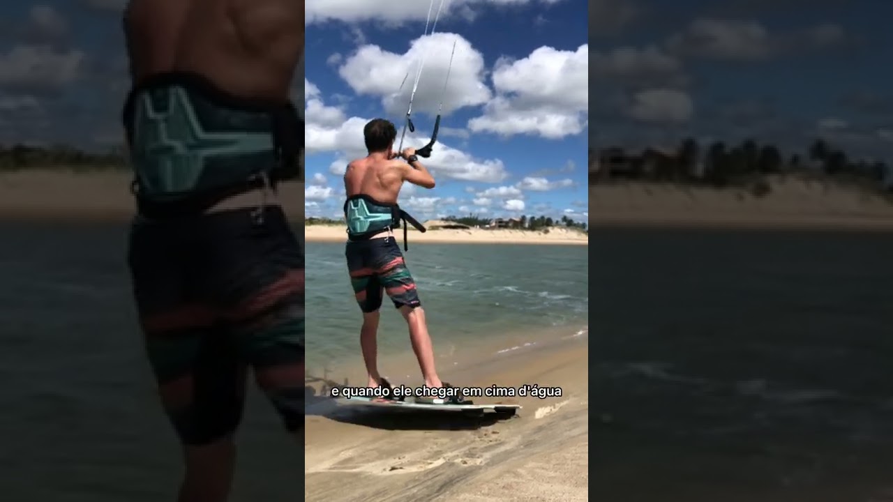 Como fazer Beach Start no kitesurf em 1 minuto @heinerhofmannkite