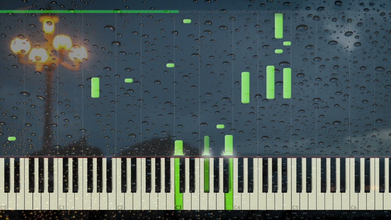 La Gata Bajo la Lluvia - Rocío Dúrcal - Piano Tutorial (Synthesia)