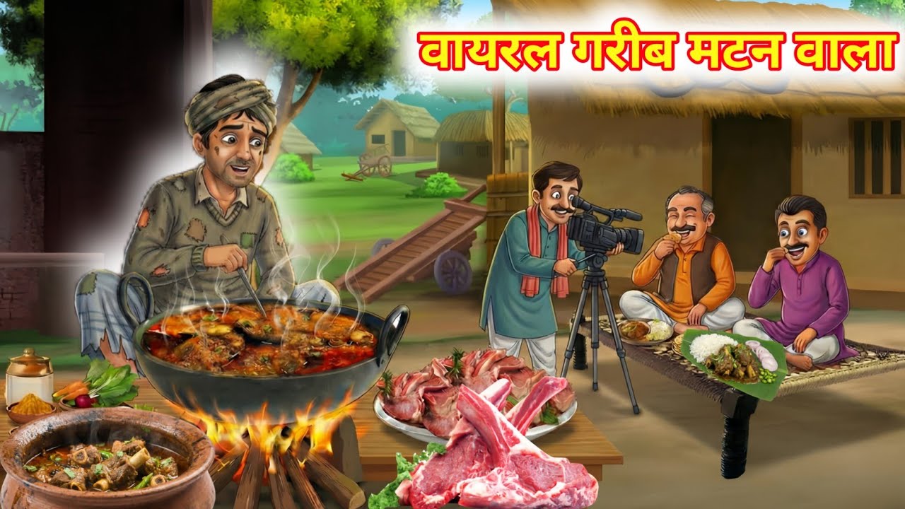 वायरल गरीब मटन वाला | Viral Garib mutton wala | Hindi Kahaniyan | Moral Dream Tv
