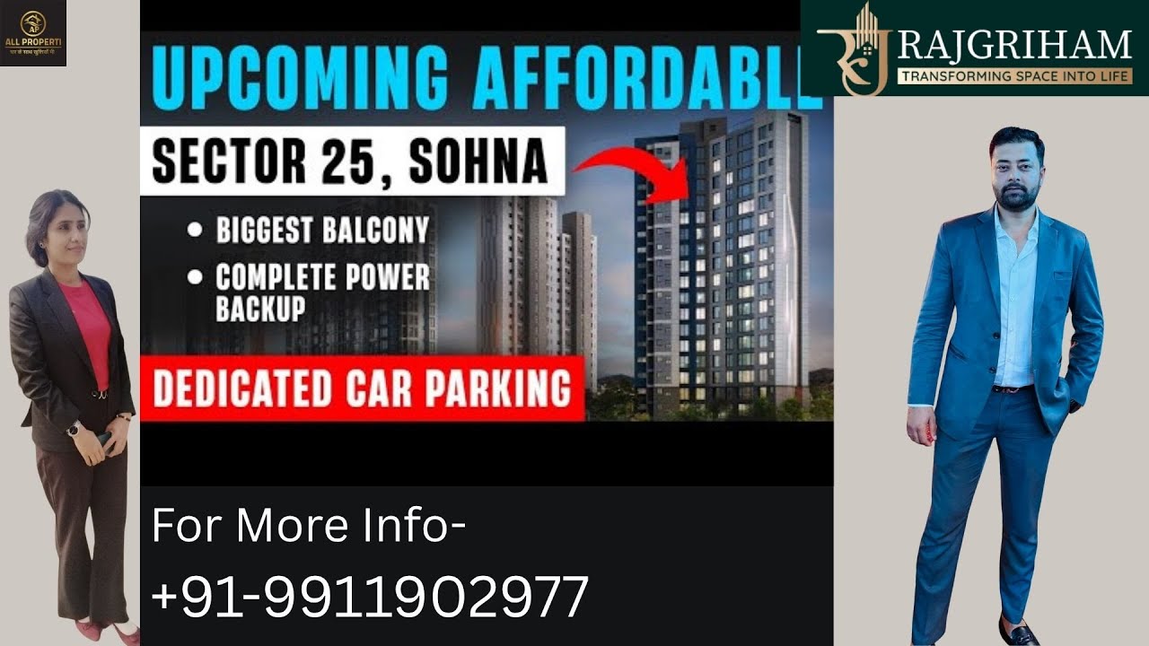 Upcoming Affordable| RAJGRIHAM| Project in Gurgaon-Sohna Sec-25| 3BHK@30L 