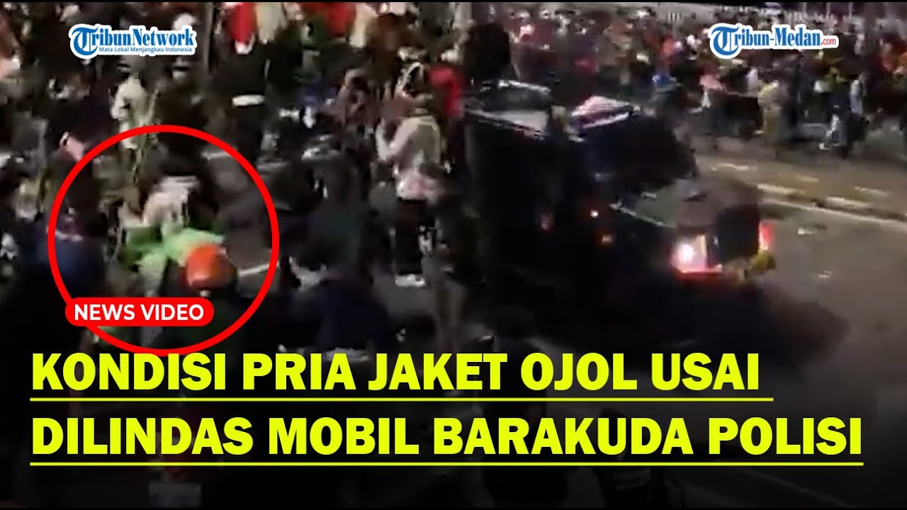 NASIB PRIA Berjaket Ojol Usai Dilindas Mobil Polisi saat Demo DPR RI Ricuh Hingga Massa Ngamuk