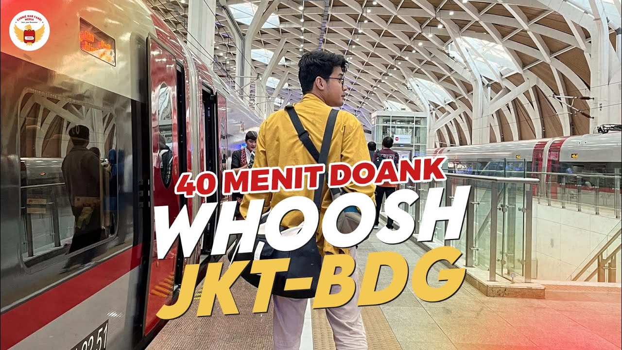 Jajal Kereta WHOOSH! Jakarta ke Bandung Hanya 40 Menit!