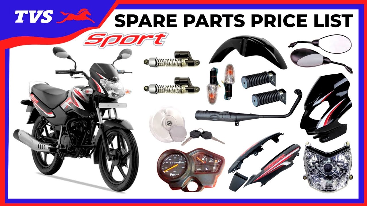 TVS Sport Spare Parts Price List 2022 ✨ || TVS Sport Spare Parts || TVS GENUINE PARTS