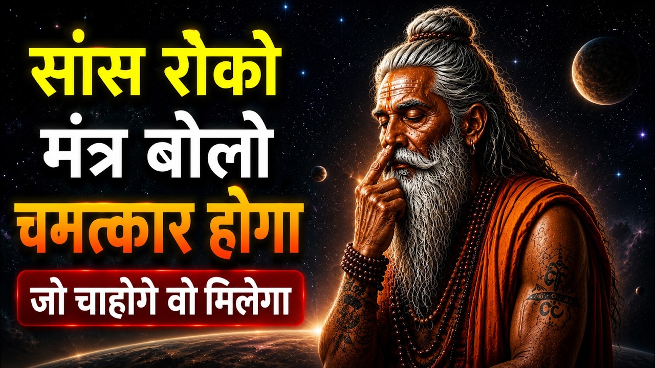 Hold your breath and speak your wish. Science and ancient wisdom. Hidden secret.