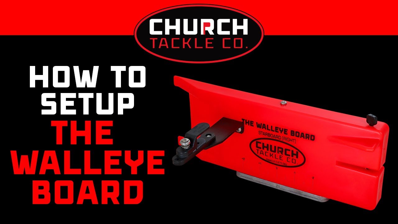 How To Assemble Your Church Tackle Walleye Board Planer Board. Detailed instructions with close ups.