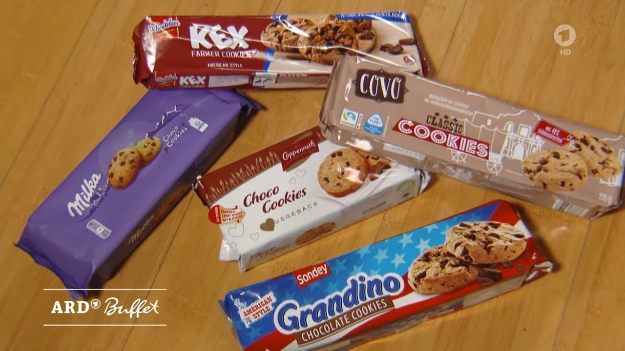 Test: Geschmacksprobe Schoko-Cookies aus dem Supermarkt (01.10.2020 ARD-Buffet)