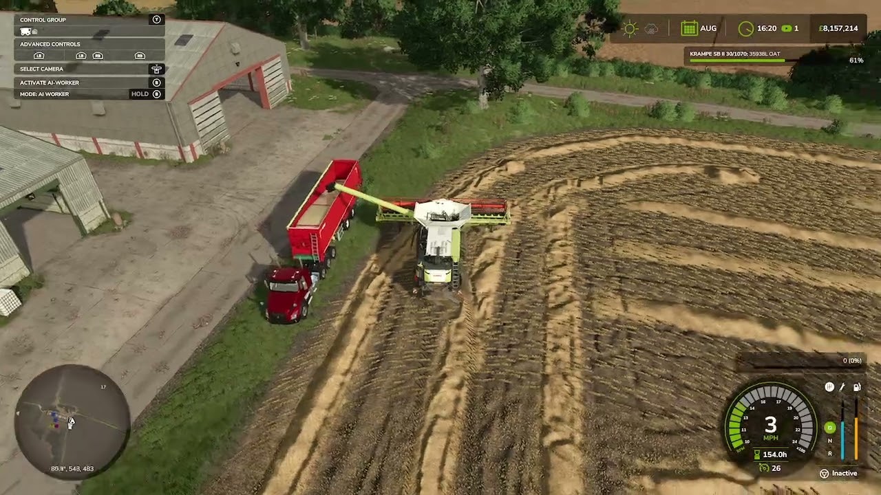farm Simulator 25 with No. Micphone real day_to_day working on my farm game Xbox