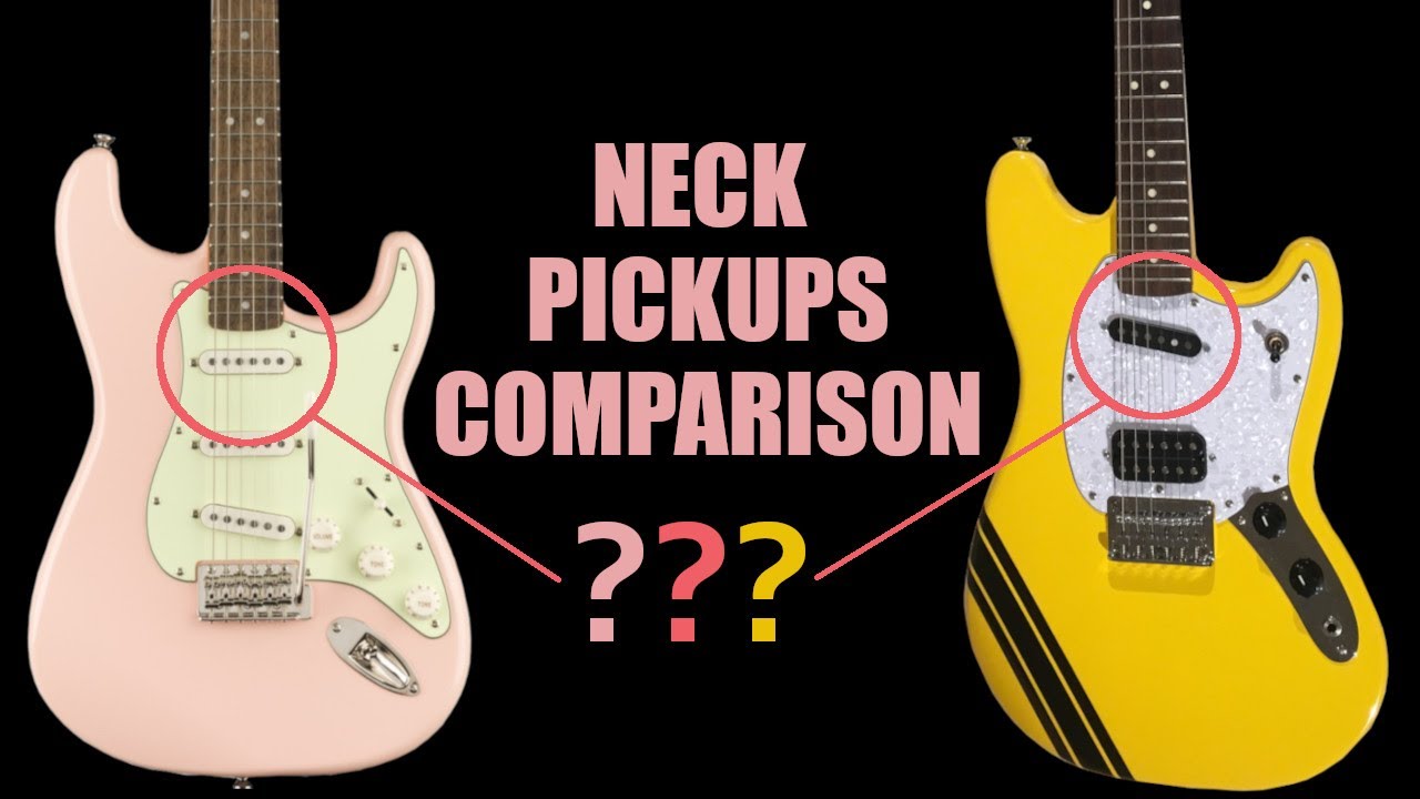 Mustang Neck Pickup VS Stratocaster Neck Pickup -  Bullet Mustang Vs Classic Vibe 60s Stratocaster