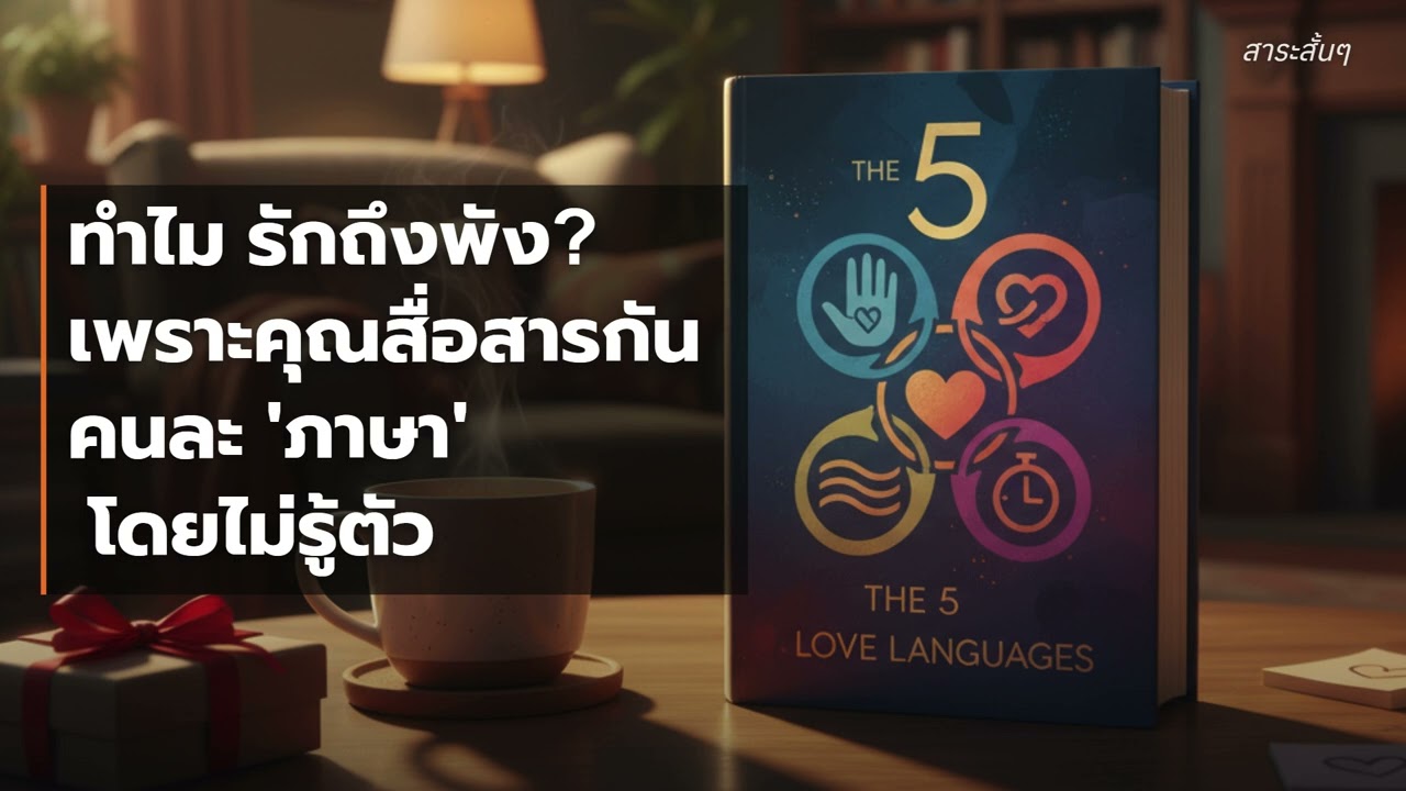 ❤️ The 5 Love Languages – Gary Chapman 5 ภาษารัก กุญแจสู่ความสัมพันธ์ที่ยั่งยืน