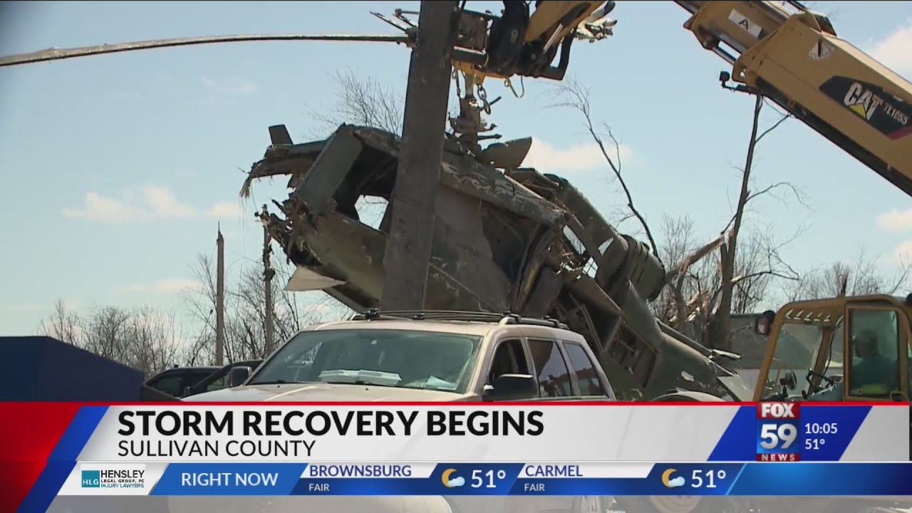Sullivan continues to dig out from Friday night's killer tornado