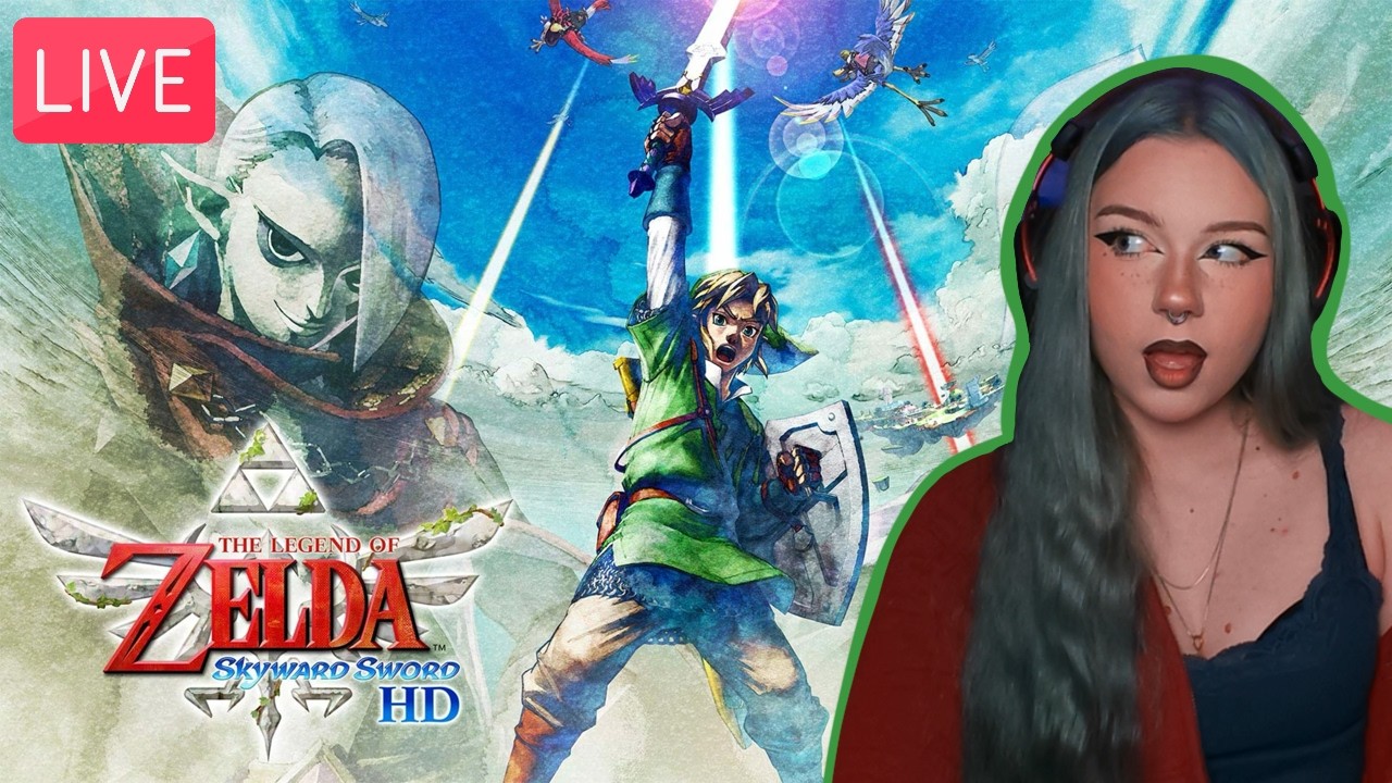 MY FIRST ZELDA GAME : Skyward Sword - DAY 1 🔴 LIVE 🔴