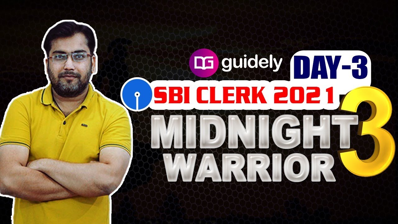 MIDNIGHT WARRIOR 3 REASONING MAINS COURSE FOR SBI CLERK | IBPS PO/CLERK2021 | DAY 3 ROHIT SIR