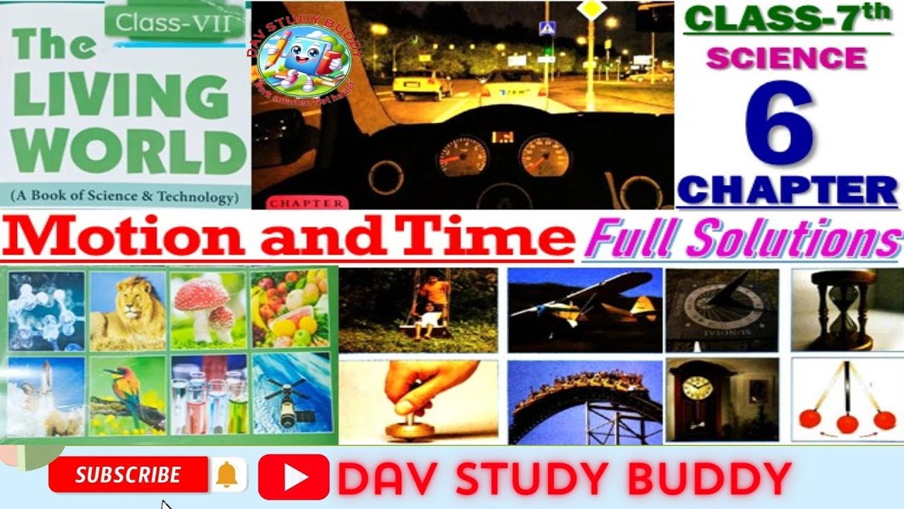 DAV Class 7 Science Chapter 6 Question Answer – Motion and Time #DAVClass 7 Solution of chapter 6