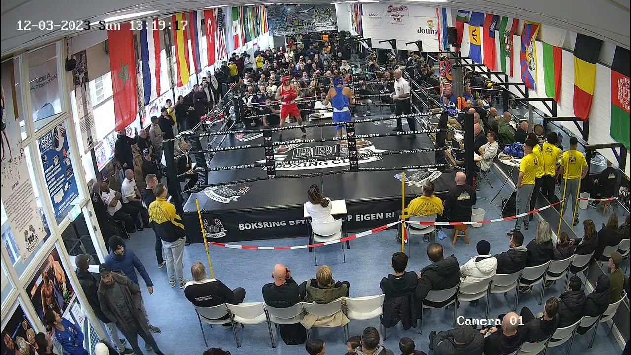 NK Boksen Finale 3-12-23 Mohamed Amin Bettah VS Luca van der Vliet  B/A klasse, 66/70kg