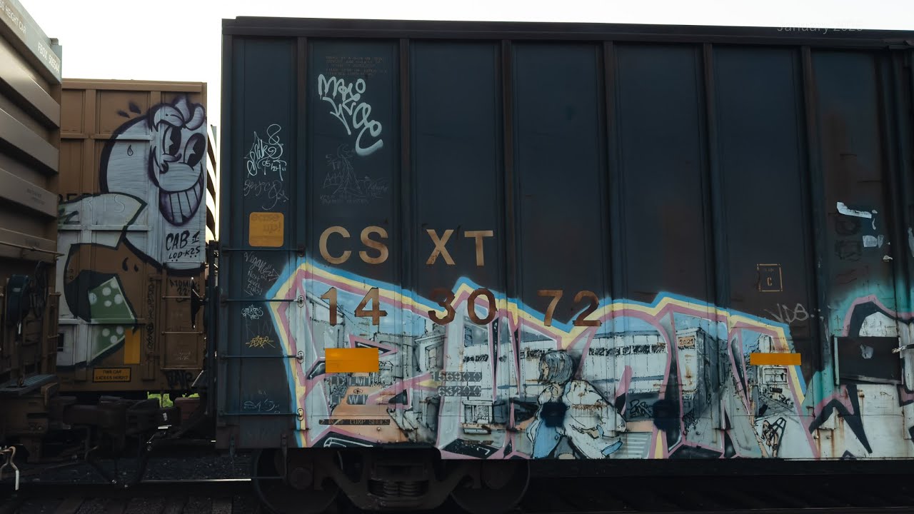 Freight's Pt. 8 | Graffiti & Moniker Bench