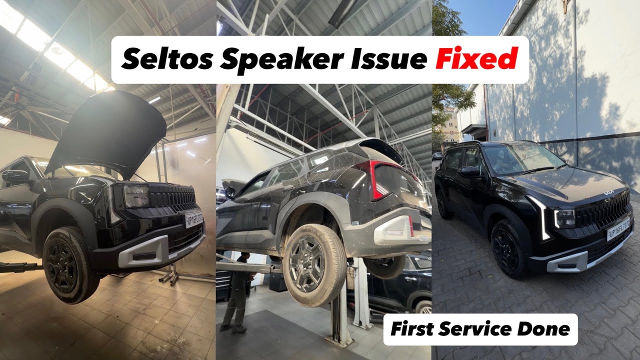 Speaker Issue Fixed In our Seltos 2026 || First Service Experience 