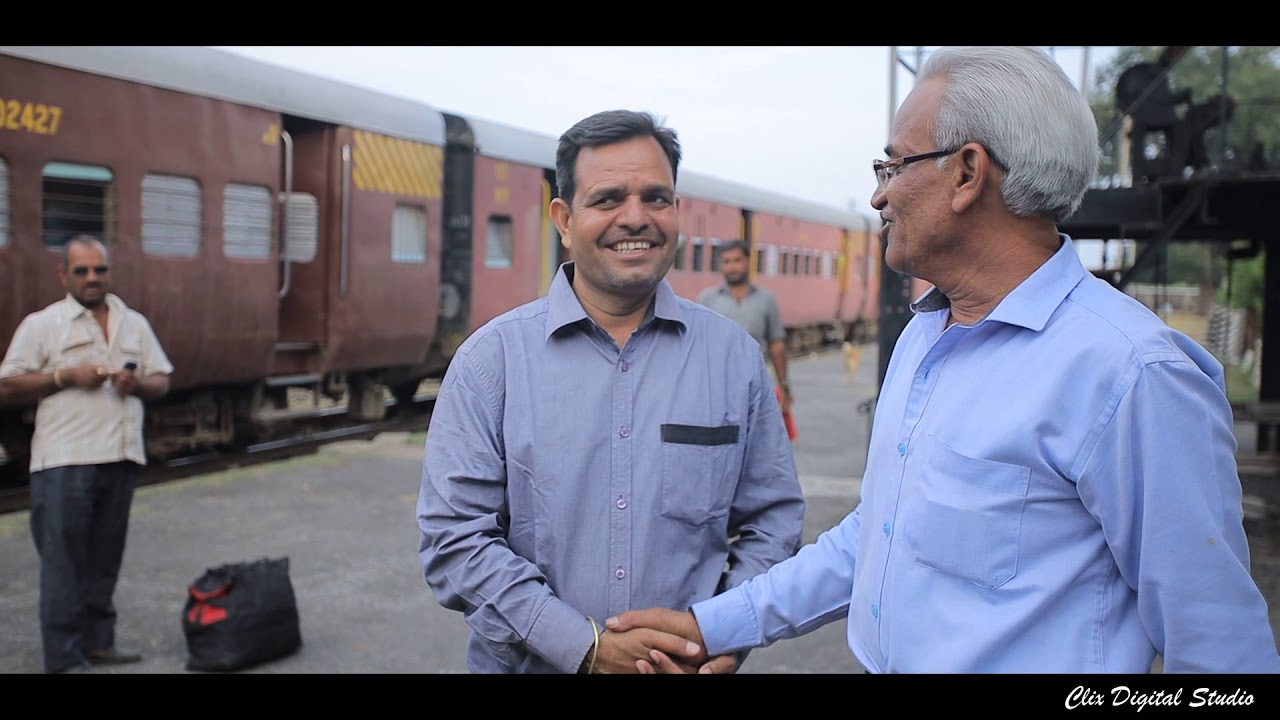 Golden Railway retirement Loco pailot mr. Kanhaiya lal ji Pal. Shoot by Clix Digital Studio(Udaipur)
