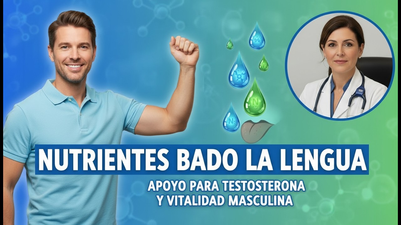 Cómo los nutrientes bajo la lengua pueden apoyar la testosterona y la vitalidad masculina