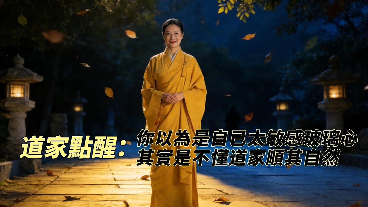 你以為是自己太敏感玻璃心，其實是不懂道家順其自然｜道家點醒#道家哲學 #道家文化 #人生感悟 #心灵感悟 #生活智慧 #情感 #开悟 #睡眠導入 #睡眠音楽 #睡眠養生 #开悟觉醒 #开悟人生